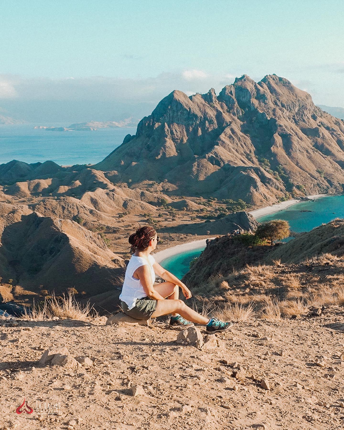 A landscape of Komodo Island