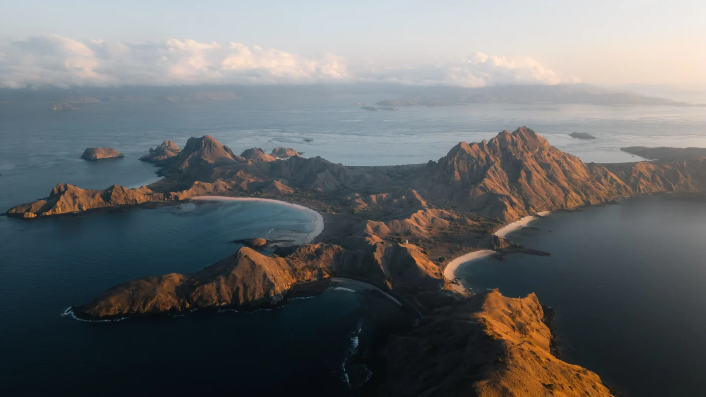 Padar Island top view