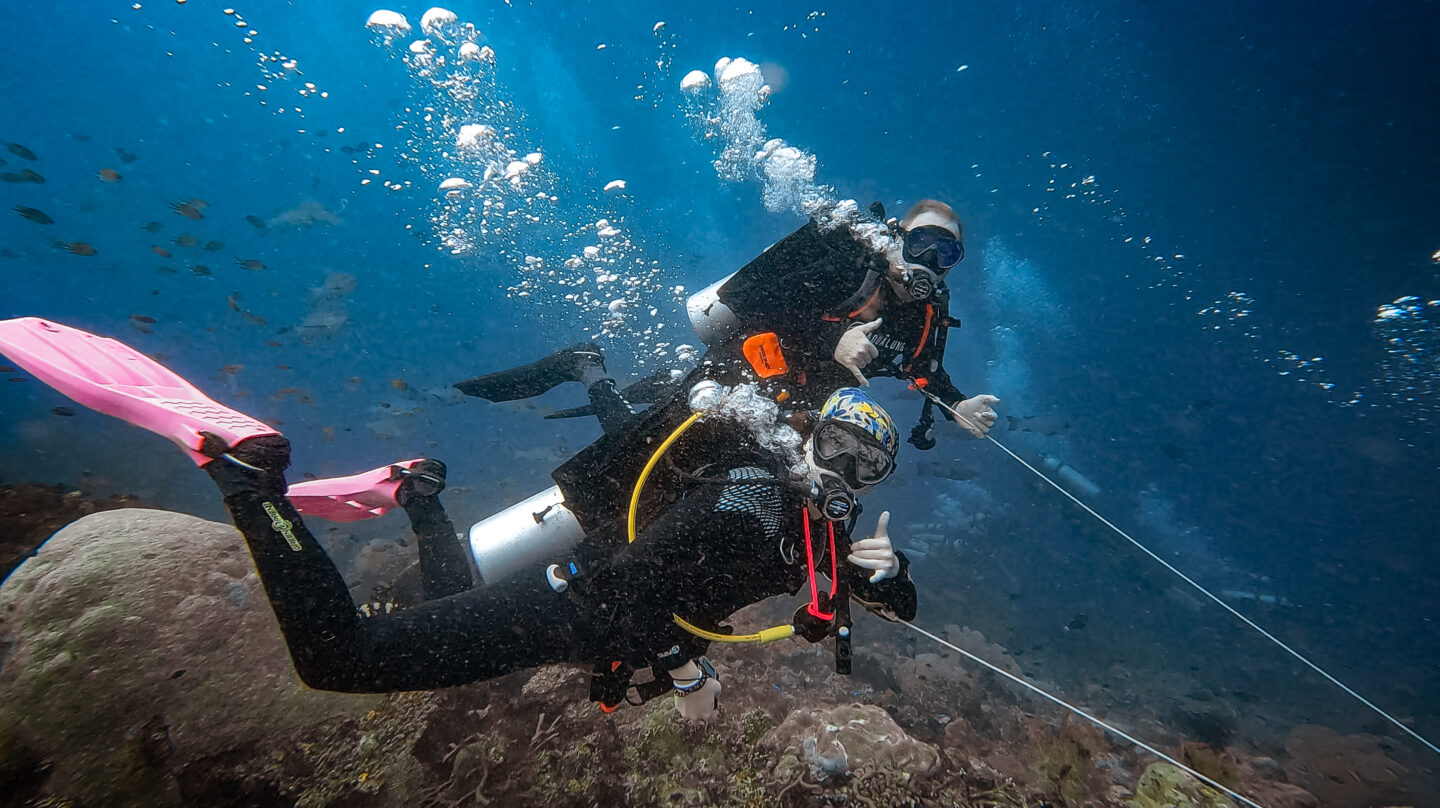drift diving in Komodo National Park
